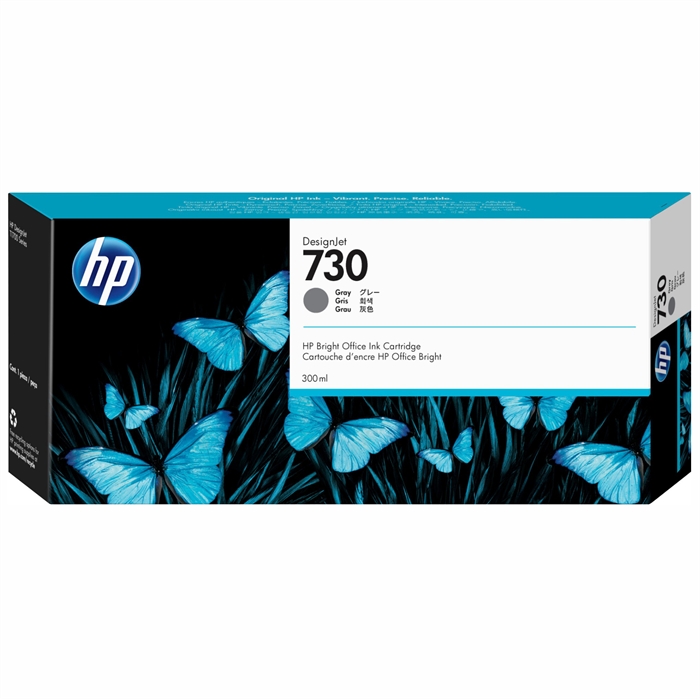 HP 730 300 ml siva kartuša DesignJet