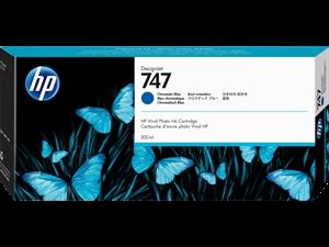 HP 747 300-ml Chromatic Blue DesignJet kartuša