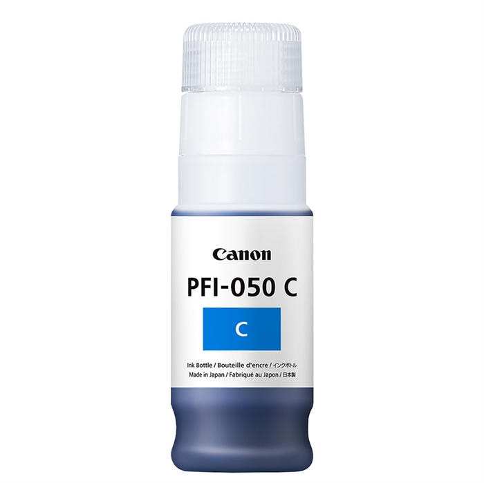 Canon PFI-050 C Cyan, 70 ml steklenička s črnilom