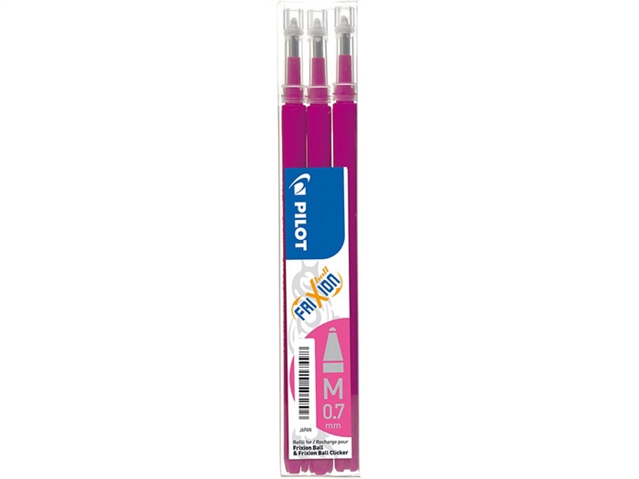 Pilot Frixion Clicker 0.7 polnilo roza (3)