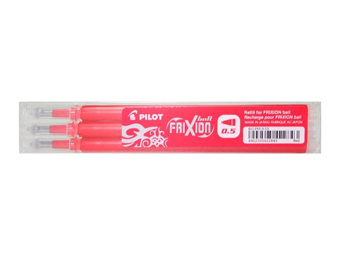 Pilot Frixion Clicker 0,5 polnilo rde?e (3)