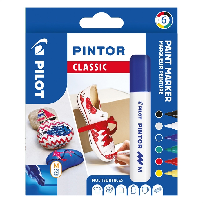 Pilot Marker Pintor Medium Classic 1.4, set 6