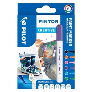 Pilot marker Pintor Fine Creative 1.0 Assorted (6)