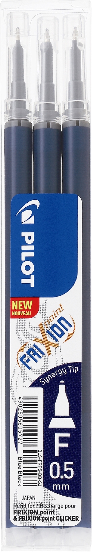 Pilot Frixion Point Clicker 0,5 polnilo modro ?rno (3)