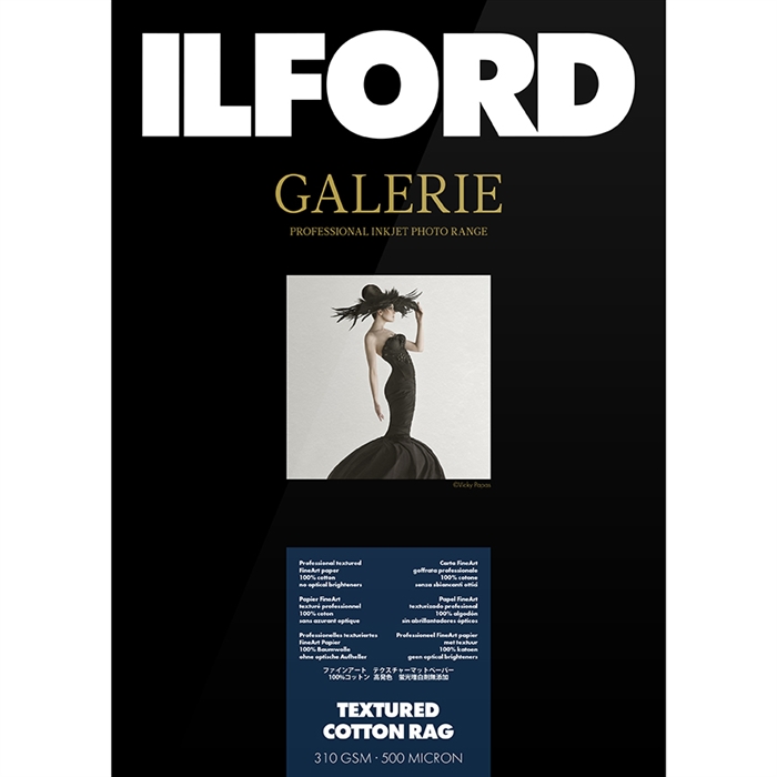 Ilford Textured Cotton Rag for FineArt Album - 330mm x 518mm - 25 listov