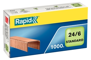 Rapid Staples 24/6 bakrene (1000)