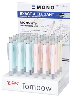 Tombow Mehanski svin?nik MONO graph 0.5 Pastel Display (24)