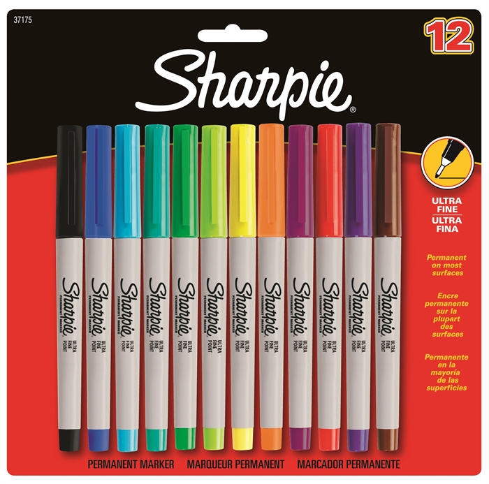 Sharpie marker Ultra Fine 0,5 mm sortirano (12)