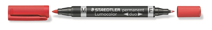 Staedtler marker Lumocolor Duo Perm 0,6-1,5 mm rde?