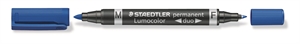 Staedtler marker Lumocolor Duo Perm 0,6-1,5 mm moder