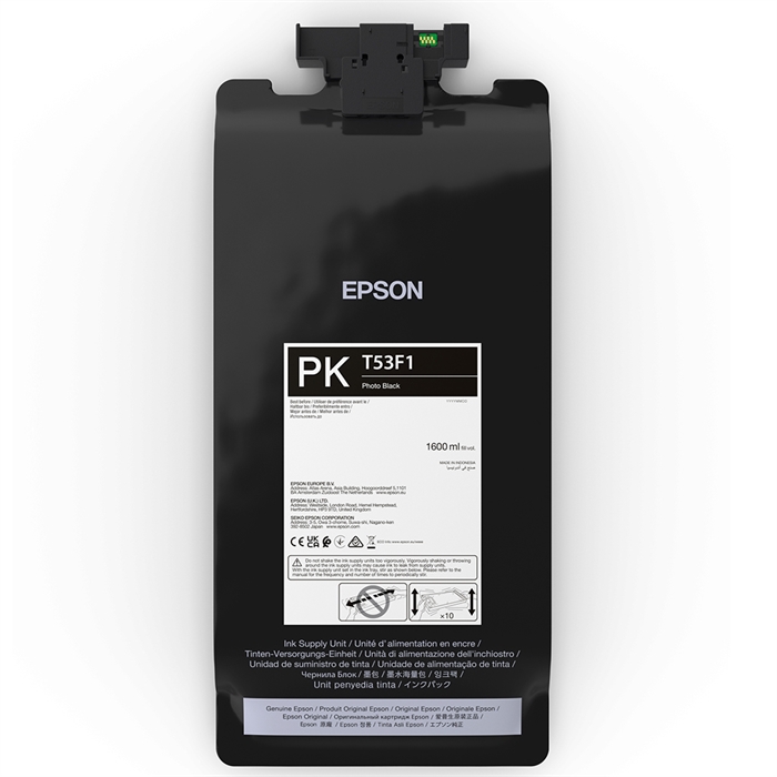 Epson črnilna vrečka Photo Black 1600 ml - T53F1