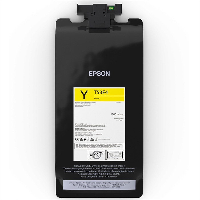 Epson črnilna vrečka Rumena 1600 ml - T53F4