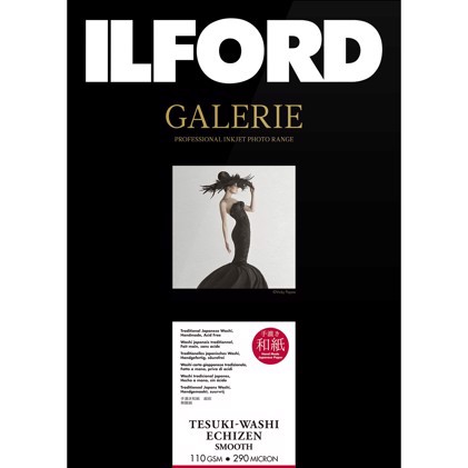 Ilford GALERIE Tesuki-Washi Echizen Smooth 110 - 10 x 15 (102 mm x 152 mm), 50 listov