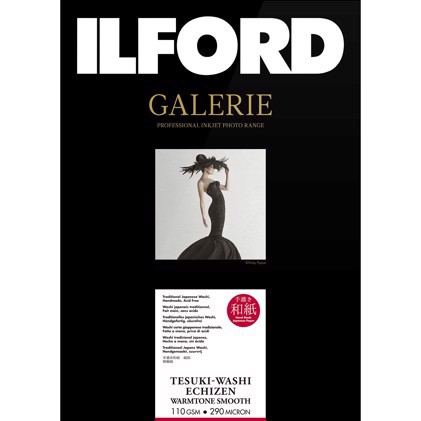 Ilford GALERIE Tesuki-Washi Echizen Warmtone  Smooth 110 - A4, 10 listov