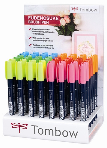 Tombow Marker Fudenosuke trdi zaslon neon (48)