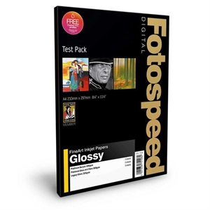 Fotospeed Fine Art Gloss Test Pack - A4, 9 listov