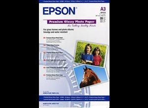 Epson Premium Glossy Photo Paper 255 g/m², A3, 20 listov