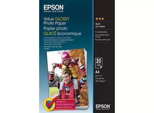 Epson Value Glossy Photo Paper 183 g/m2 - A4 - 20 listov