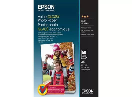 Epson Value Glossy Foto Papier 183 g/m2 - A4 - 50 listov