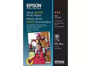 Epson Value Glossy Photo Paper 183 g/m2 - 10x15cm - 20 listov