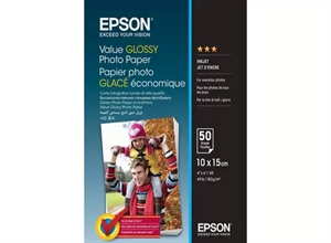 Epson Value Glossy Foto papir 183 g/m2 - 10x15cm - 50 listov