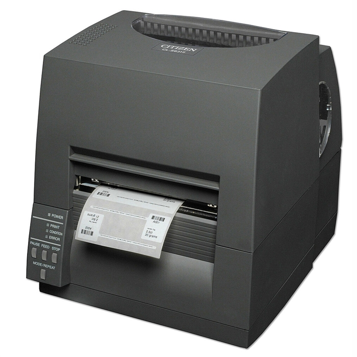 Citizen CL-S631II, 12 pik/mm (300 dpi), EPL, ZPL, Datamax, multi-IF (Ethernet, Premium), ?rna