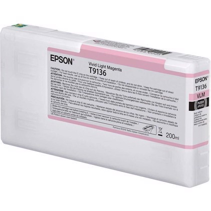 Epson Vivid Light Magenta T9136 - 200 ml blækpatron