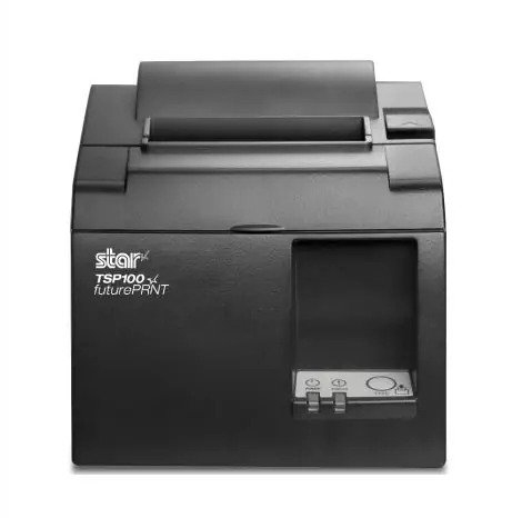 Star TSP143IIU+, USB, 8 pik/mm (203 dpi), rezalnik, temno siva