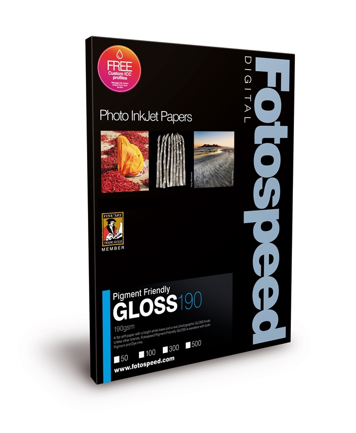 Fotospeed PF Gloss 190 g/m² - A3+, 100 listov