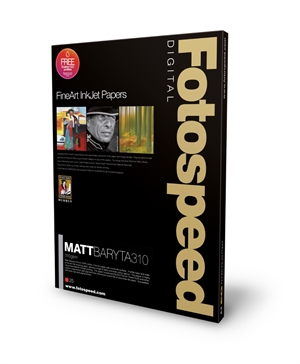 Fotospeed Matt Baryta 310 g/m² - A3+, 25 listov